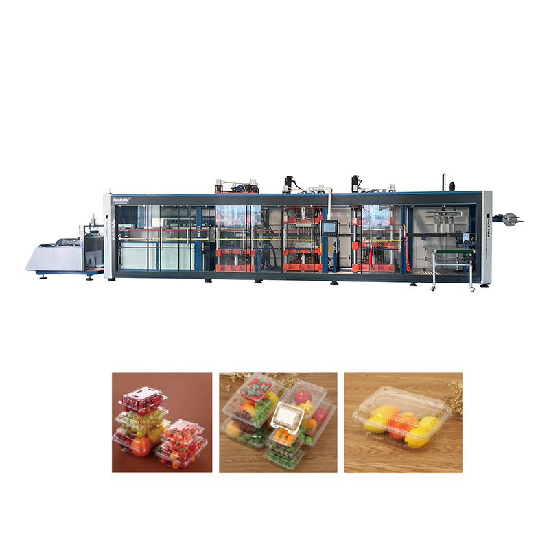 HYX 7185-4 Fullautomatiske 4 stasjoner termoformingsmaskin