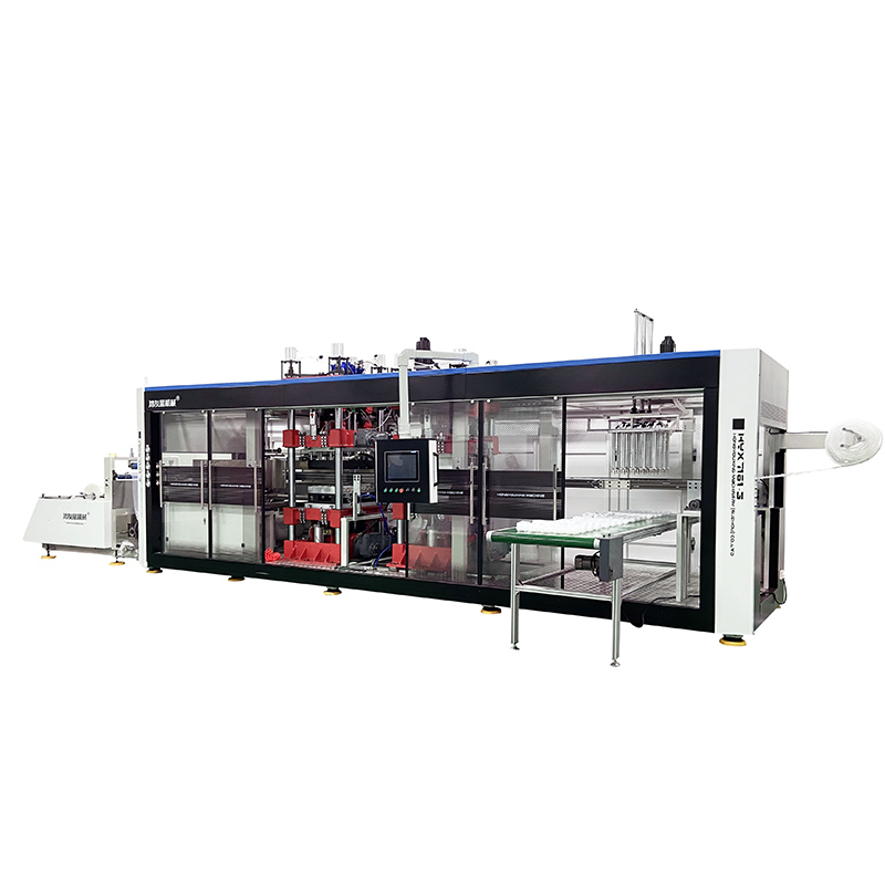 HYX-7161 Helt automatisk positiv og negativt trykk 3 stasjoner termoformingsmaskin